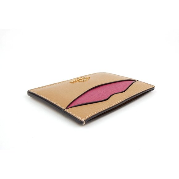 Coach Latte Multi Lip Slim Card Case NWT CW926 - Picture 6 of 8